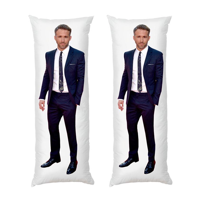 Подушка дакімакура Ryan Reynolds White background габардин 70х30 см (113293)