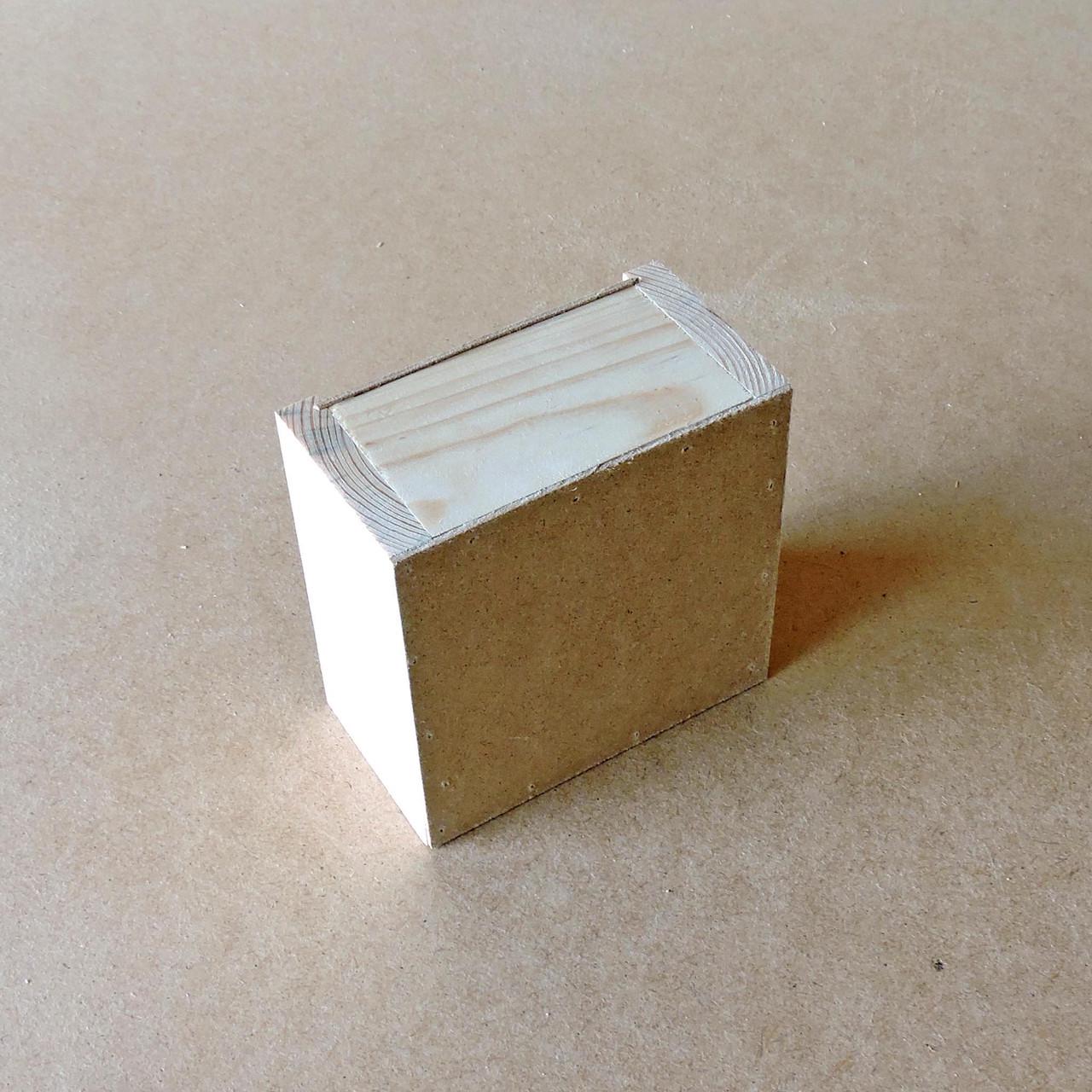 Пенал деревянный Гиацинт 15х15х8 см (ПНЛ-01151508) - фото 3