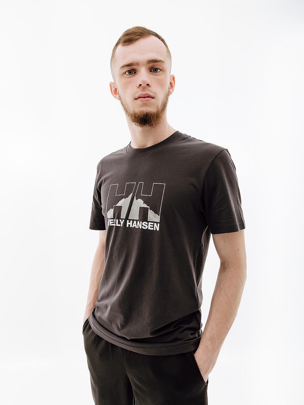 Футболка мужская Helly Hansen NORD GRAPHIC T-SHIRT M Серый (7d62978-981 M)