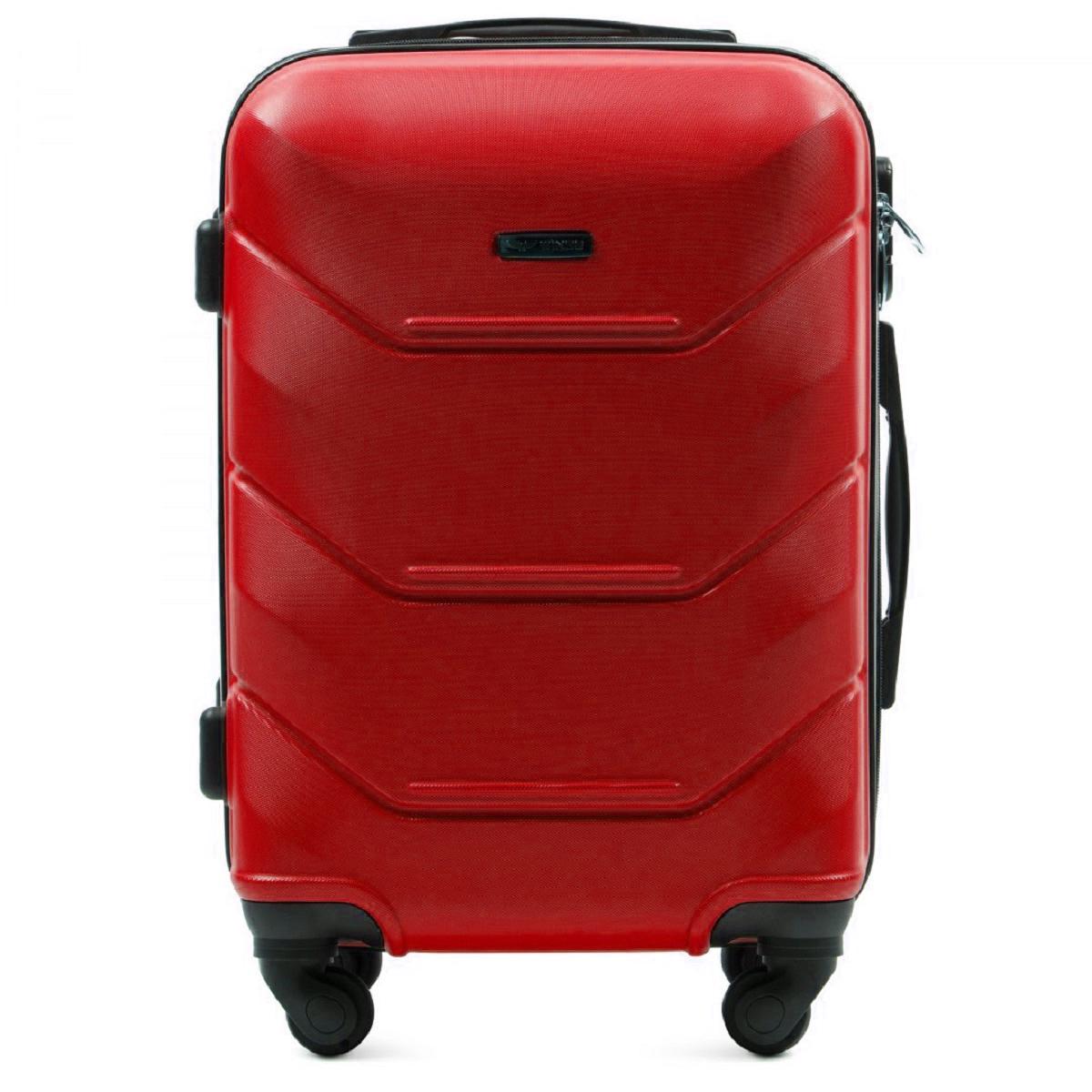 Чемодан пластиковый WINGS 147 малый Красный (Wp00395) - фото 2