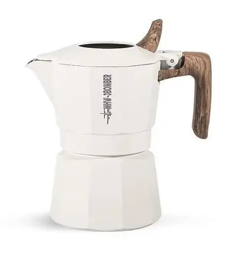Кавоварка гейзерна MHW-3BOMBER Double Valve Moka Pot на 1 чашку Білий (M5887W)