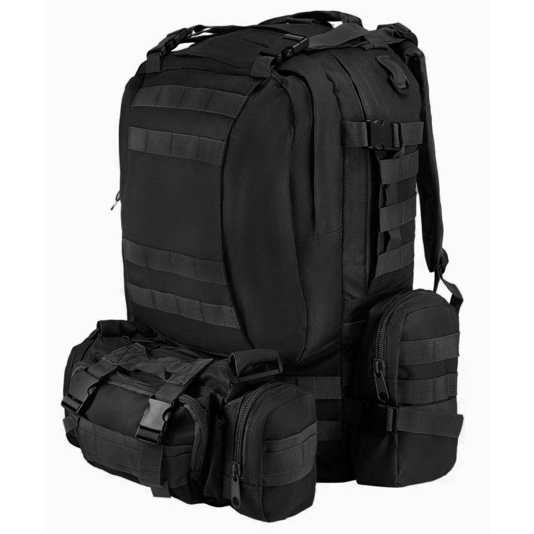 Рюкзак и Oxford 600D MOLLE с тремя подсумками водонепроницаемый 55х40х25 см 55 л (13412081)