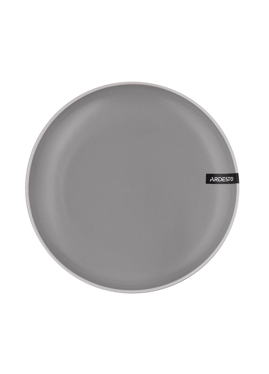 Тарілка Ardesto Cremona 19 см Сірий (AR2919GRC)