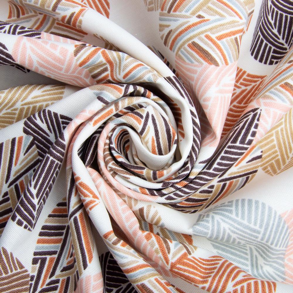 Ткань декоративная Премьер Листья V-04 с водоотталкивающей пропиткой Беж (2345328653)