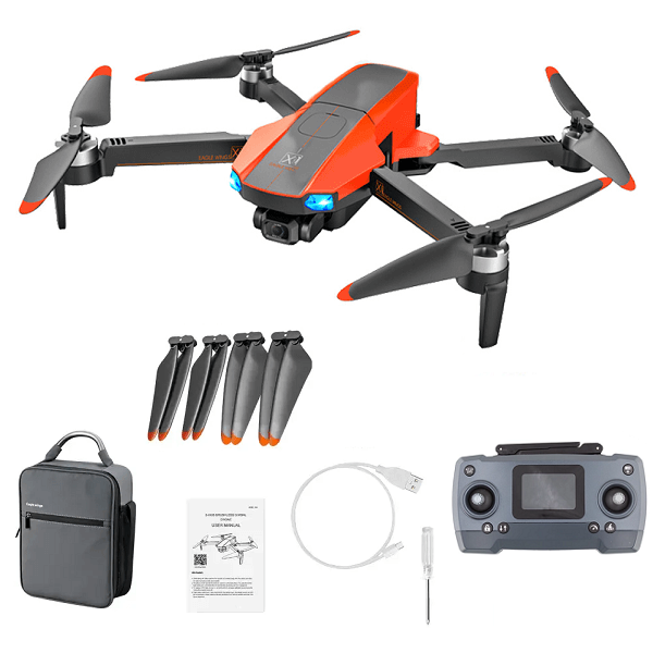 Квадрокоптер JJRC X22 4K и HD камеры GPS БК моторы Black (d330)