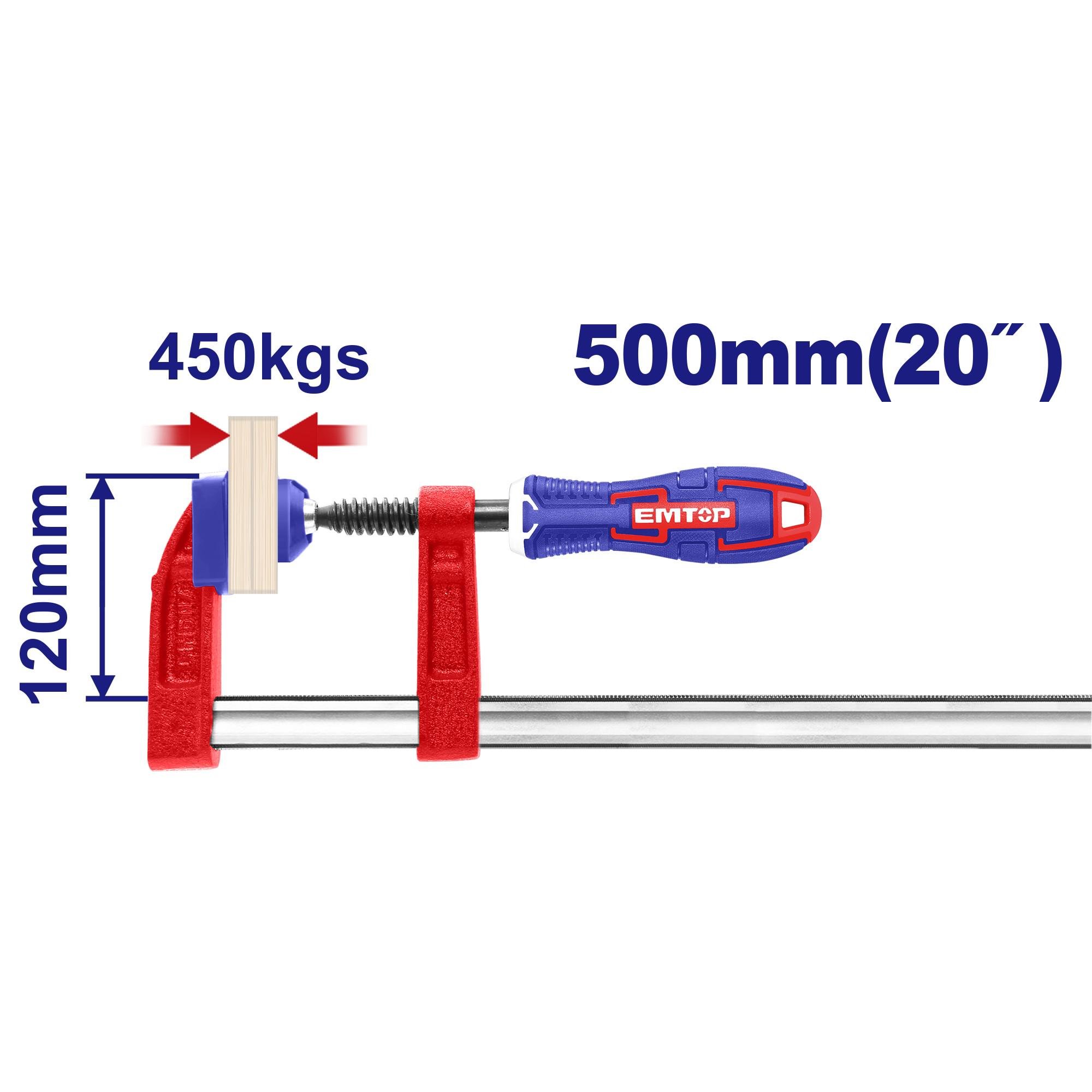Струбцина столярна EMTOP ECLPF12301 - фото 2 Струбцина столярна EMTOP ECLPF12301 - фото 2