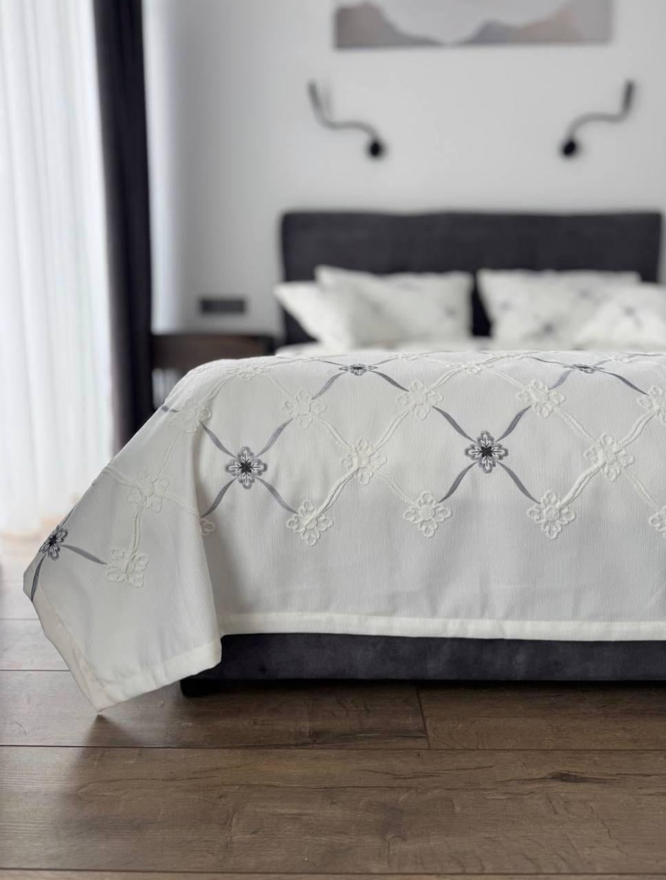 Покрывало Бароко 100% коттон 240х250 см цвет №2 (55677)