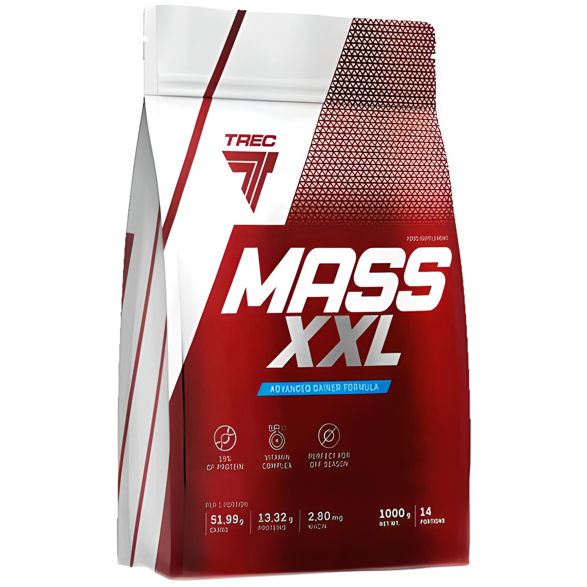 Гейнер Trec Nutrition MASS XXL 1000 г 14 порцій Strawberry