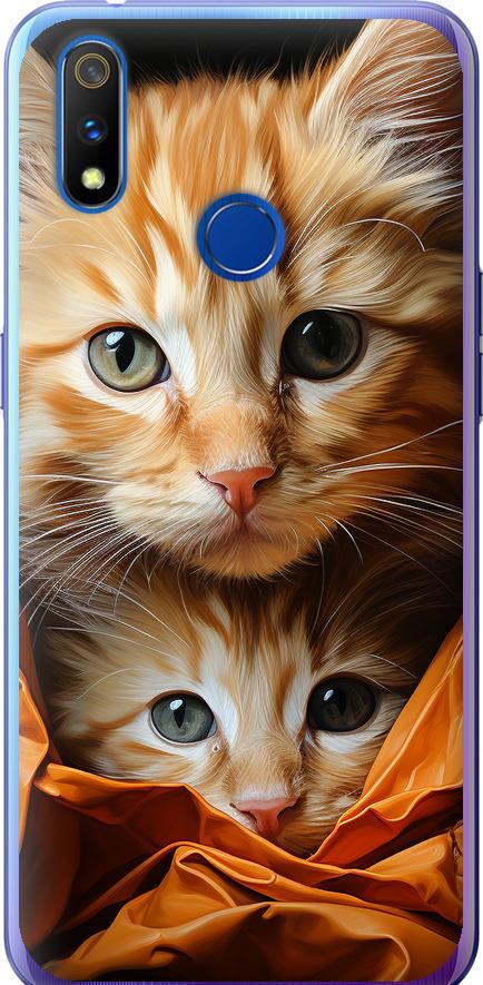 Чехол на Realme 3 Pro Котики 2 (5664u-1863-42517) Чехол на Realme 3 Pro Котики 2 (5664u-1863-42517)