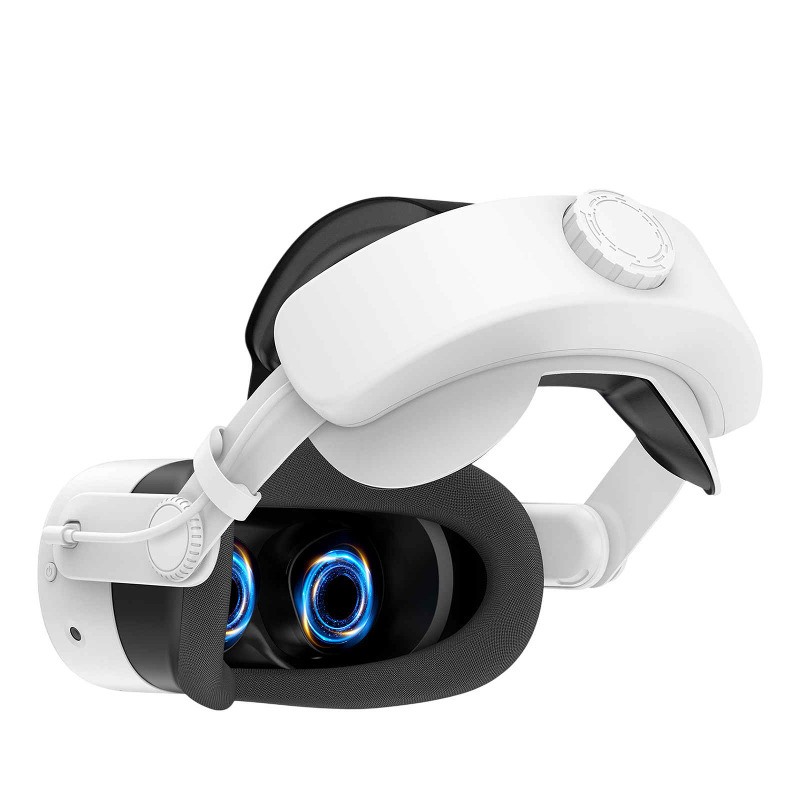 Ремінь для VR Meta Quest 2/Quest 3/Quest 3S T1 з акумулятором 10000 mAh White (9220)