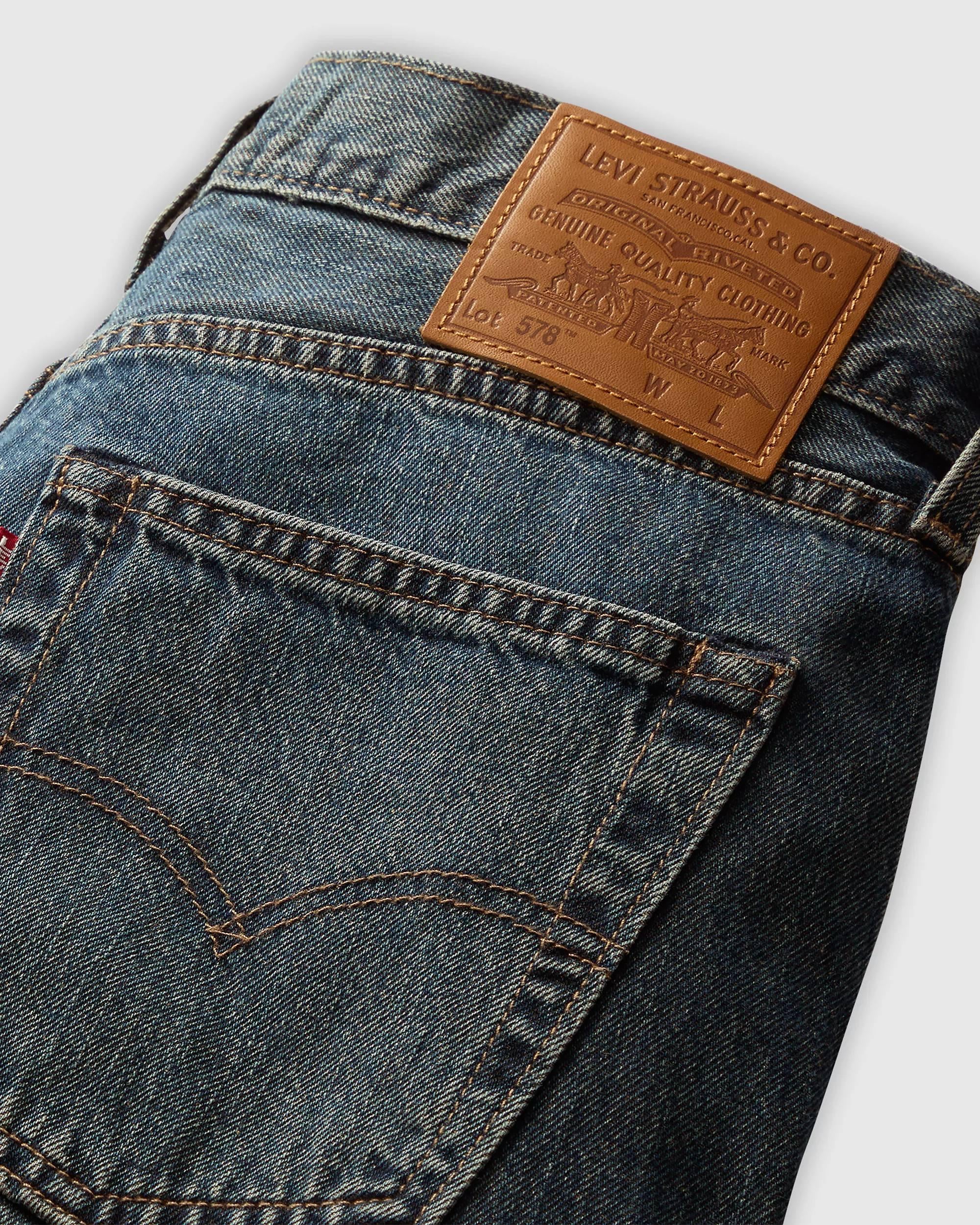 ᐉ Джинсы мужские LEVIS 578 Baggy Jeans р. 30-32 Темно-синий