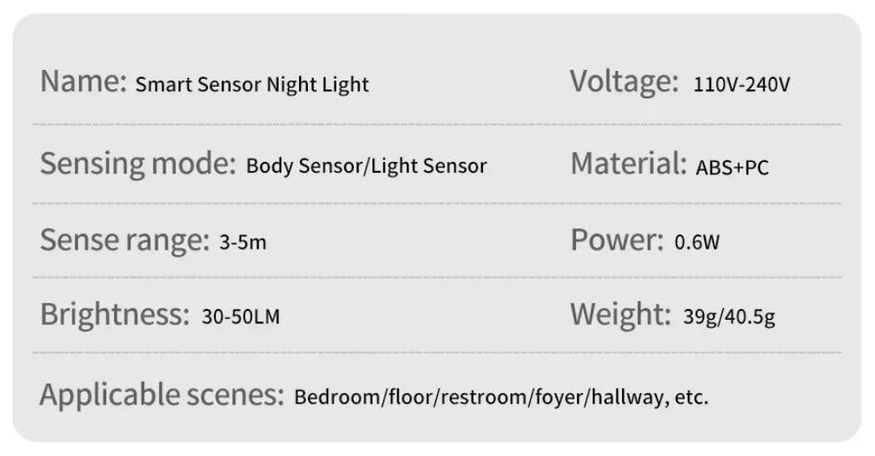 Світильник із датчиком руху та світла Білий 220В (EU) - фото 6 Світильник із датчиком руху та світла Білий 220В (EU) - фото 6
