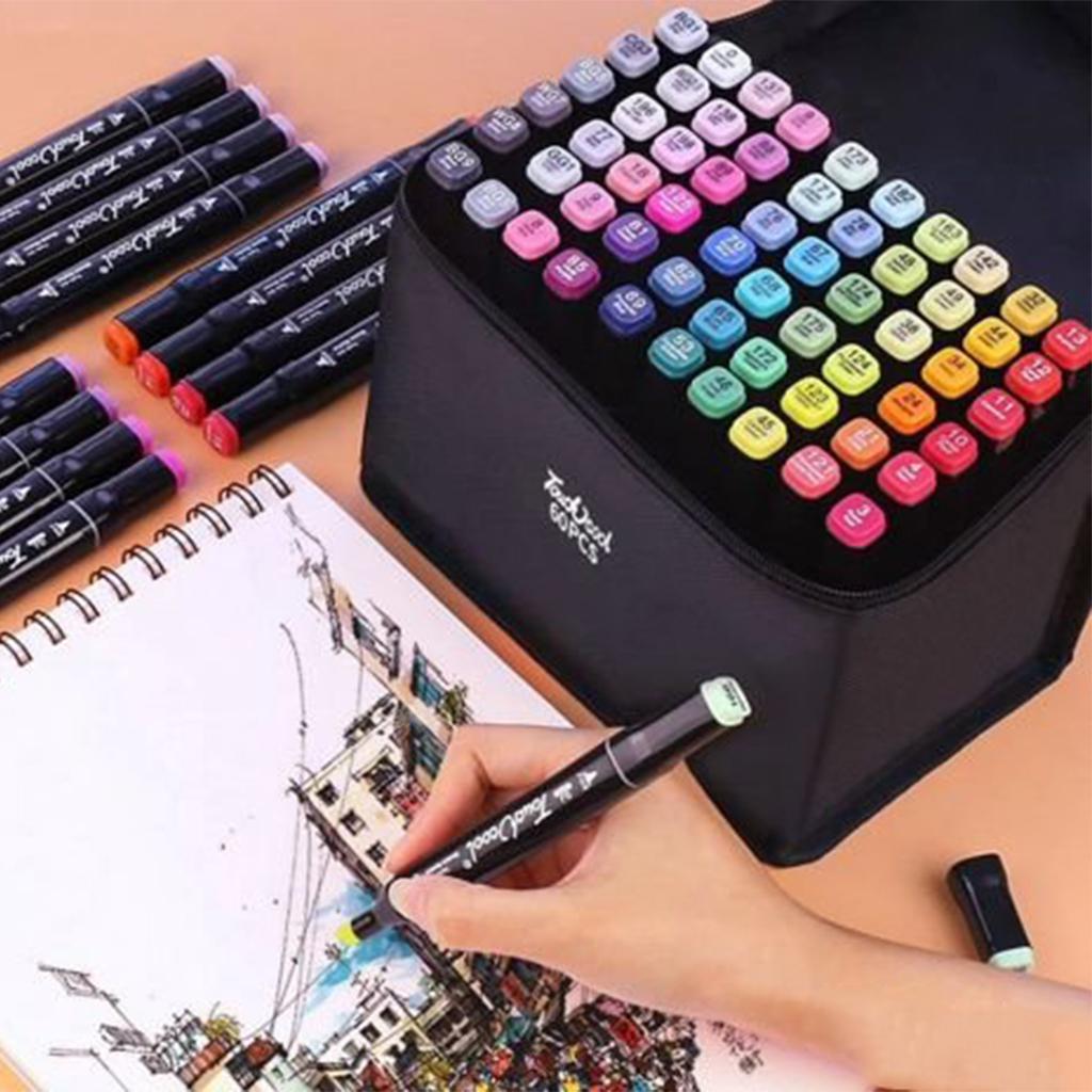 Набор двухсторонних скетч маркеров для рисования Touch Sketch 60 шт. (7751) - фото 6