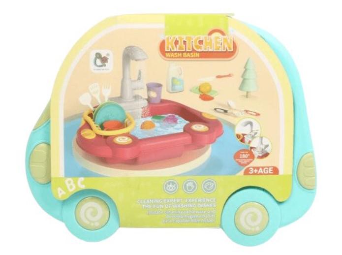 Дитячий ігровий набір Кухня у формі машини 19 деталей Синій (1305a7bc) - фото 3 Дитячий ігровий набір Кухня у формі машини 19 деталей Синій (1305a7bc) - фото 3