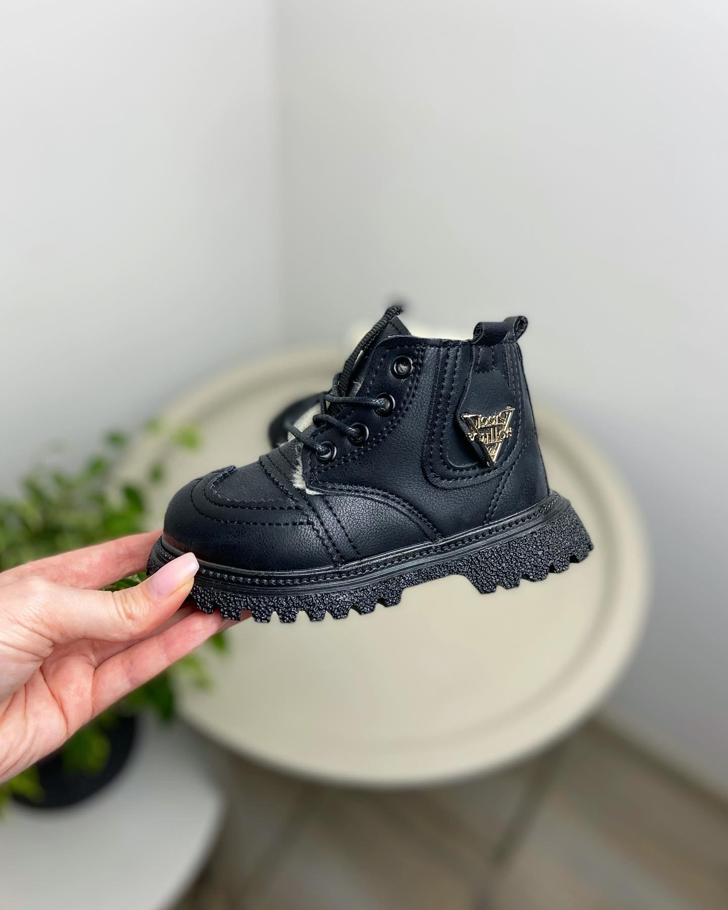 Ботинки зимние детские р. 24 Черный (669) - фото 4 Ботинки зимние детские р. 24 Черный (669) - фото 4