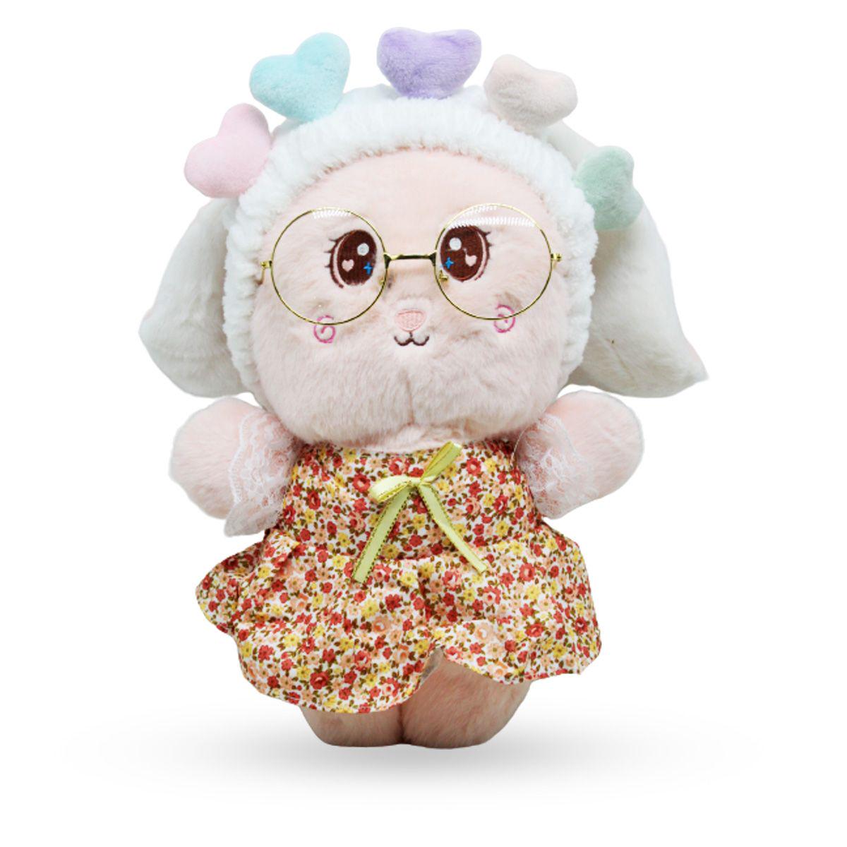 Мягкая игрушка Кролик Lalafanfan Розовый (221762)