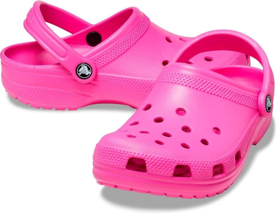 Крокси жіночі Crocs Classic Clog р. 39-40 Рожевий (22413)