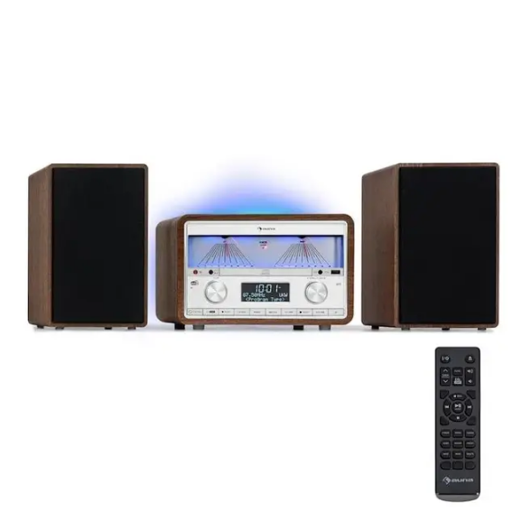 Стереосистема/музыкальный центр Auna Elton DAB для дома 50 Вт 20 станций (10041319)