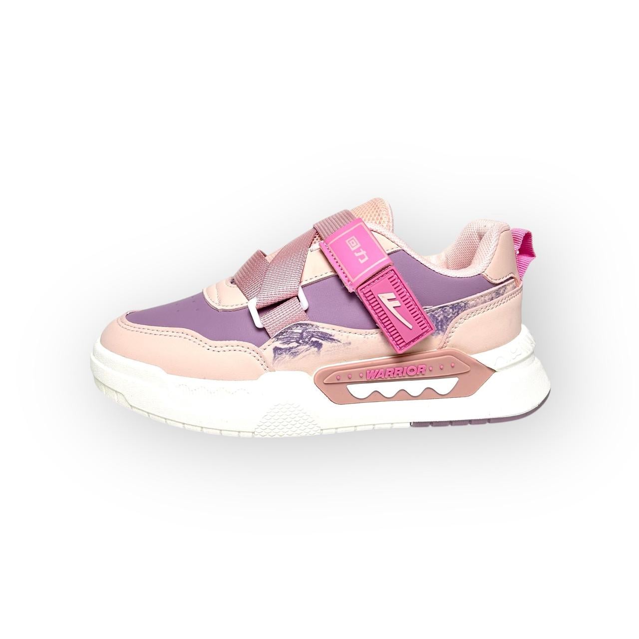 Кросівки дитячі для дівчинки Warrior на платформі р. 37-22,5 см Рожевий (31043233)
