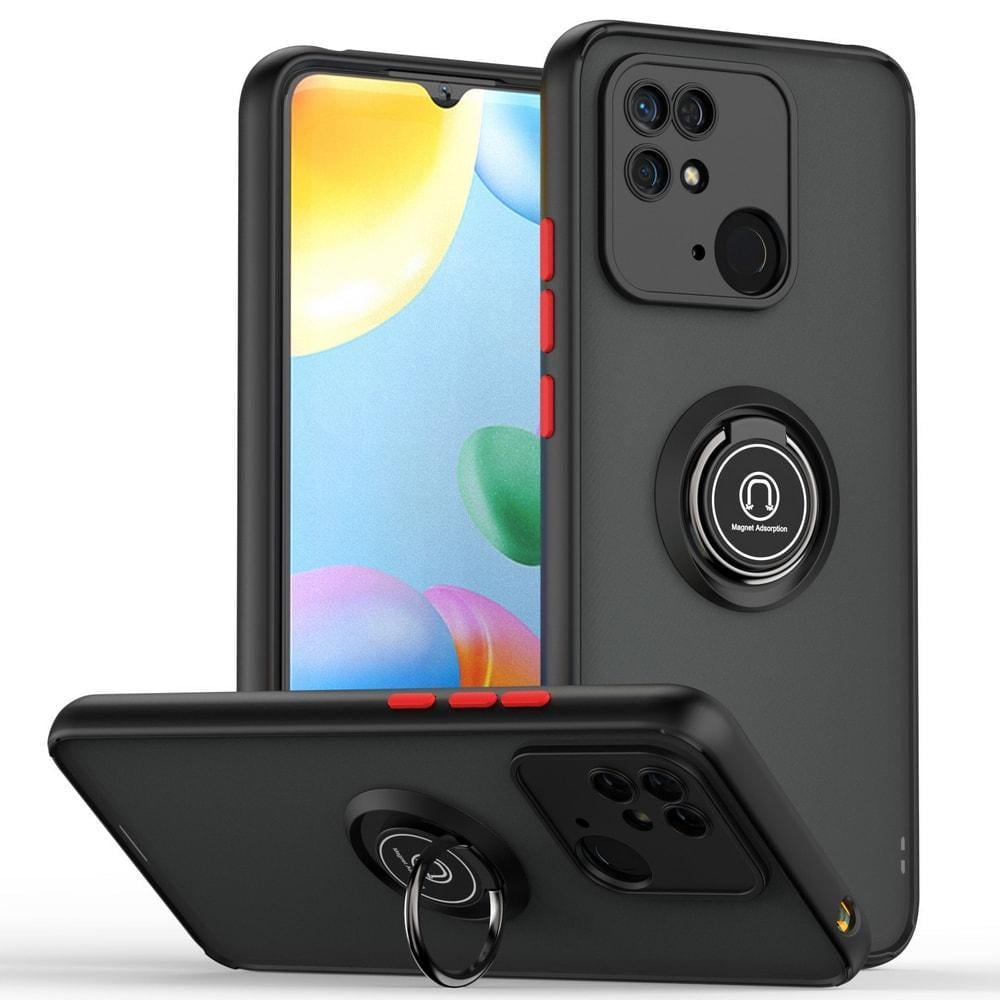 Защитный чехол MatteLuxe Xiaomi Redmi 10C (с кольцом) Black (34242-2B)