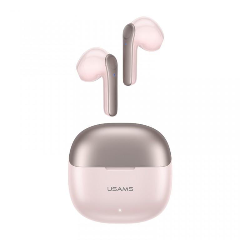 Наушники Bluetooth USAMS TWS Earbuds XH09 BT5.1 35/300mAh 5.5h pink