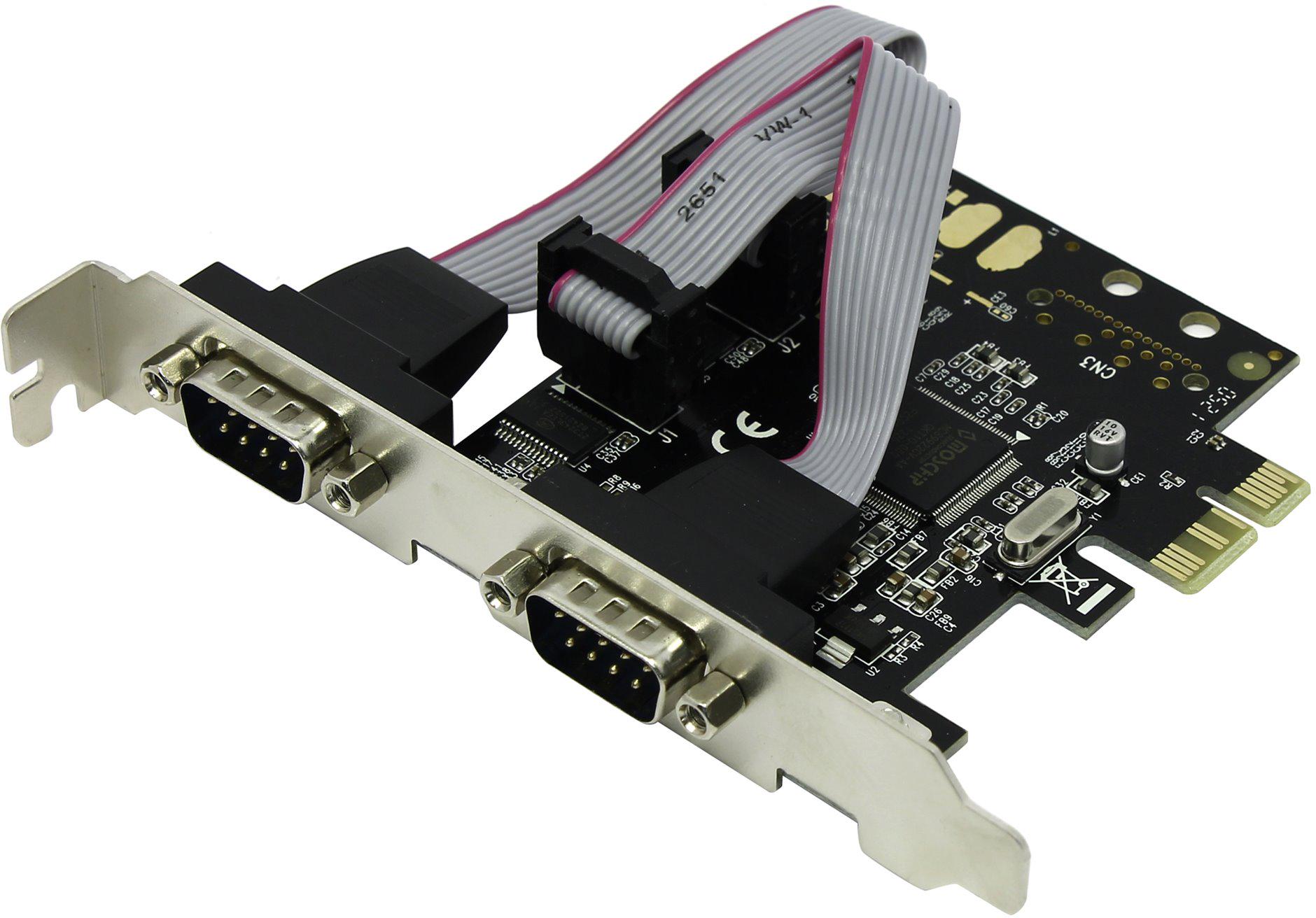 Контролер Ewell PCI-E to 2xCOM RS232 Moschip 9922 (EW033)