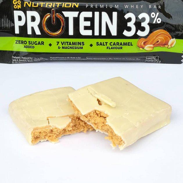 Блок протеиновых батончиков GO ON NUTRITION Protein Bar 33% Микс из 3-х вкусов 50 г 25 шт. - фото 3 Блок протеиновых батончиков GO ON NUTRITION Protein Bar 33% Микс из 3-х вкусов 50 г 25 шт. - фото 3