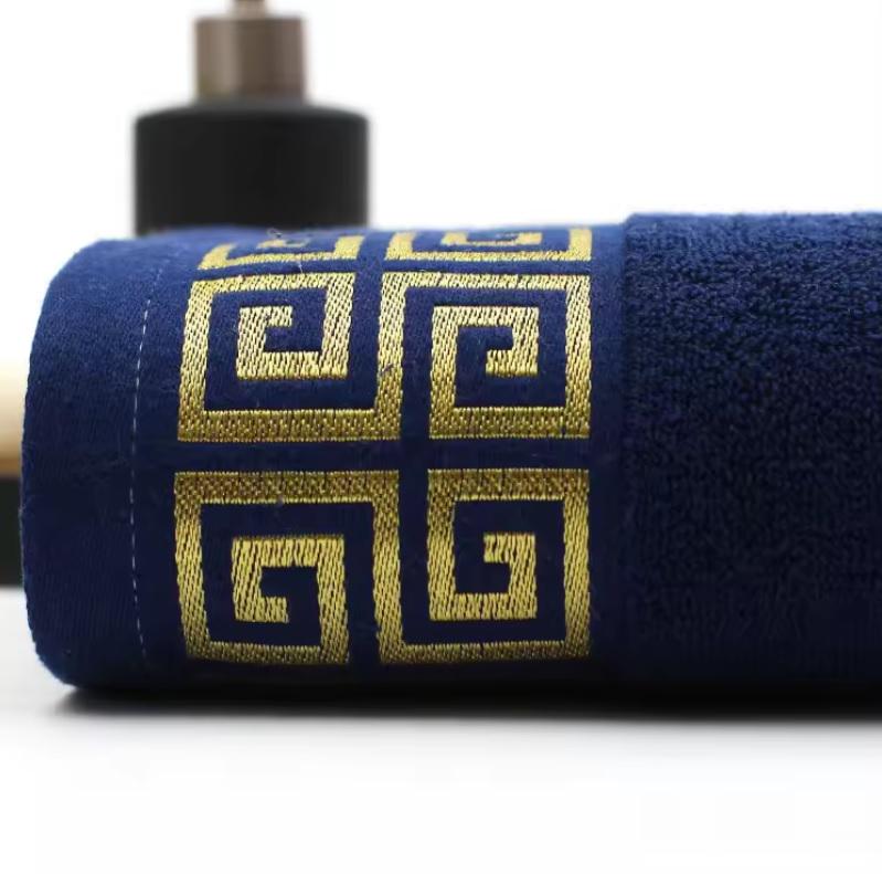 Набор полотенец Ornament Premium 3в1 140х70 см/74х34 см/74х34 см Темно-синий (NR3in1BathBluePREMIUM) - фото 2 Набор полотенец Ornament Premium 3в1 140х70 см/74х34 см/74х34 см Темно-синий (NR3in1BathBluePREMIUM) - фото 2