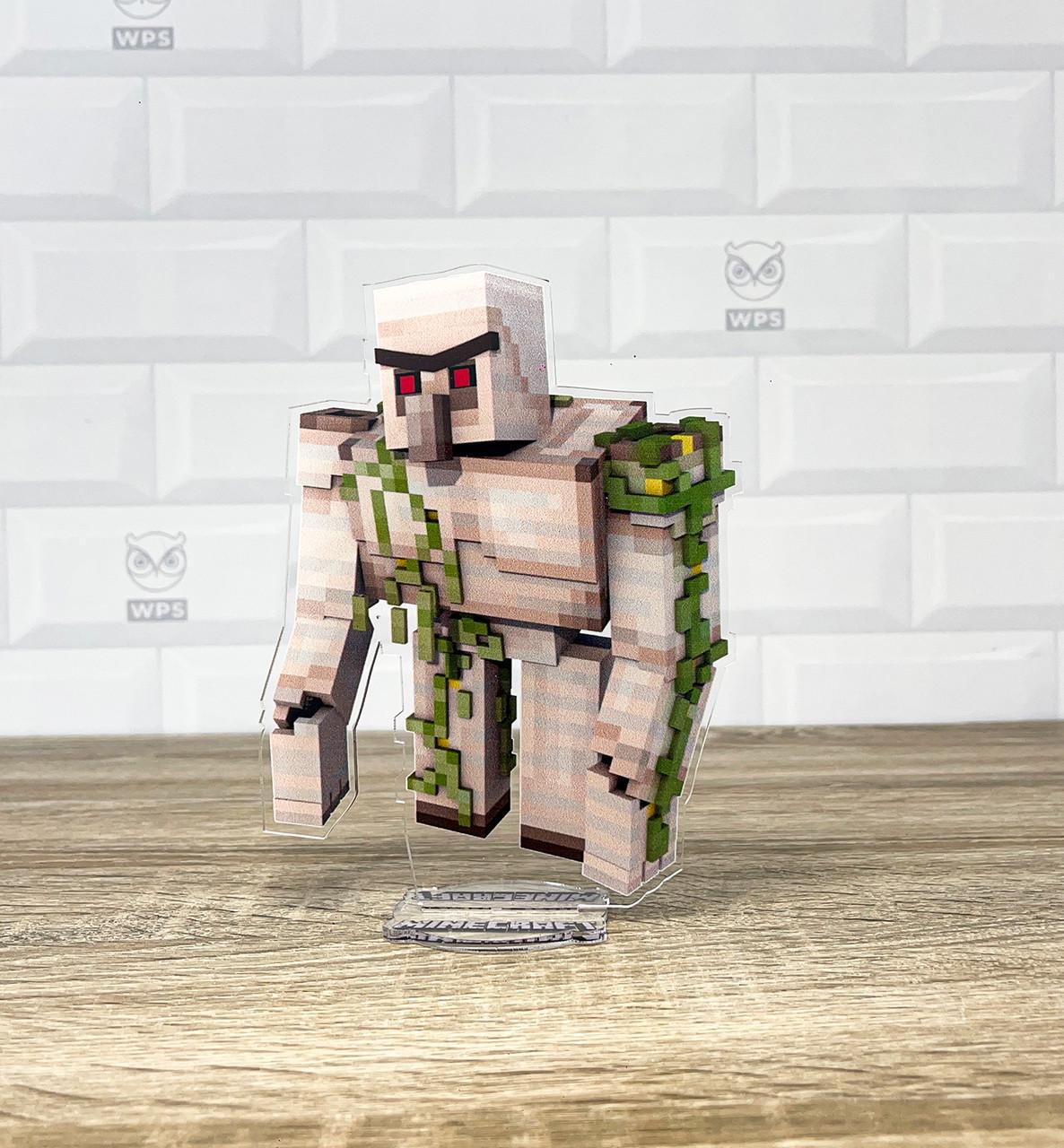 Фигурка коллекционная акриловая Minecraft Железный Голем 15 см (2123717964)
