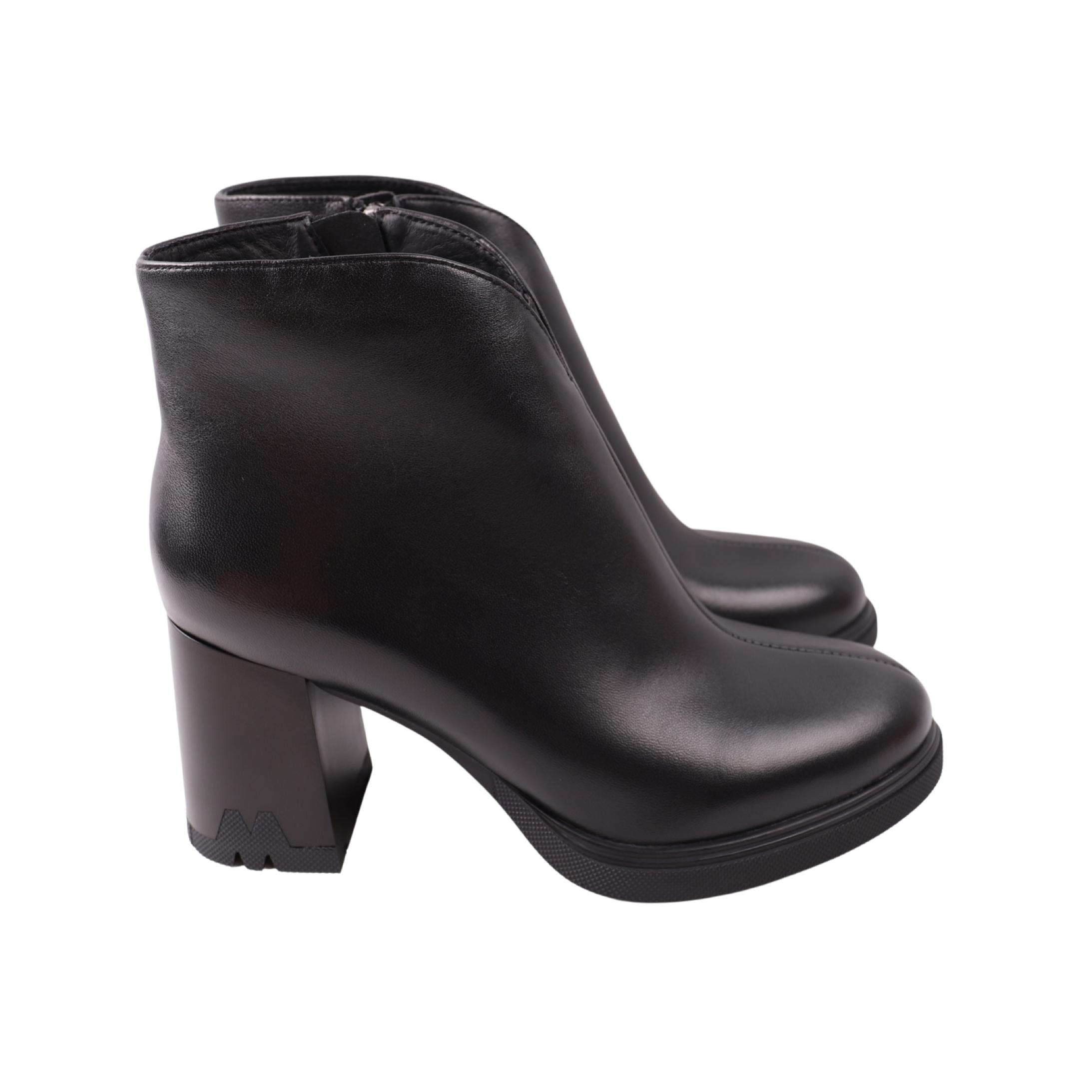 Ботильоны женские Angelo Vani натуральная кожа р. 39 Черный (255-23DH)