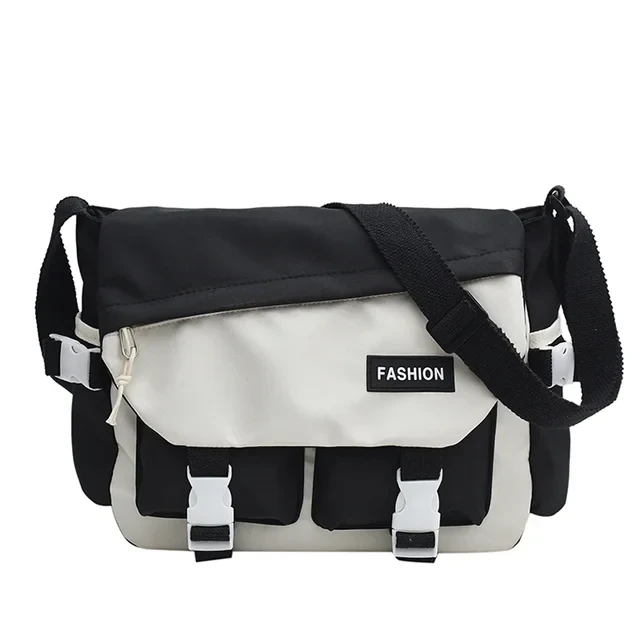 Сумка для университета/института Черно-белый (А582)