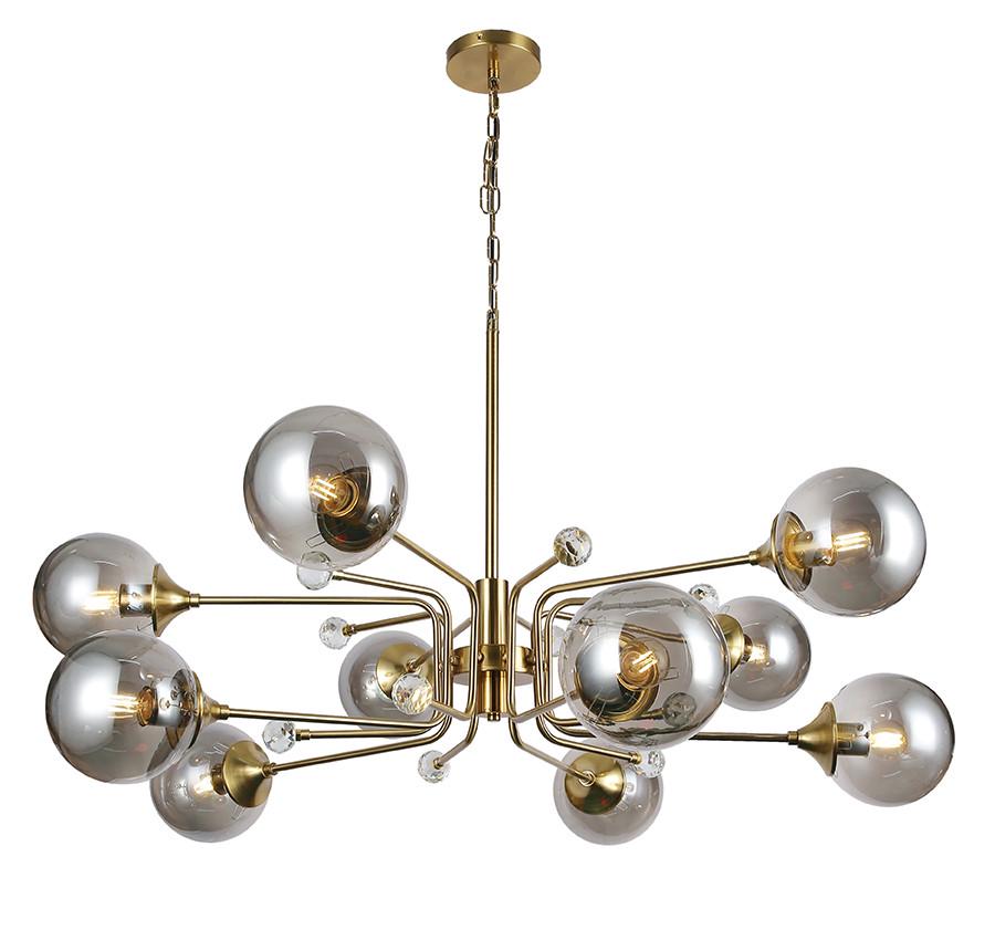 Люстра 752L7735-10 BRZ/BK Люстра 752L7735-10 BRZ/BK