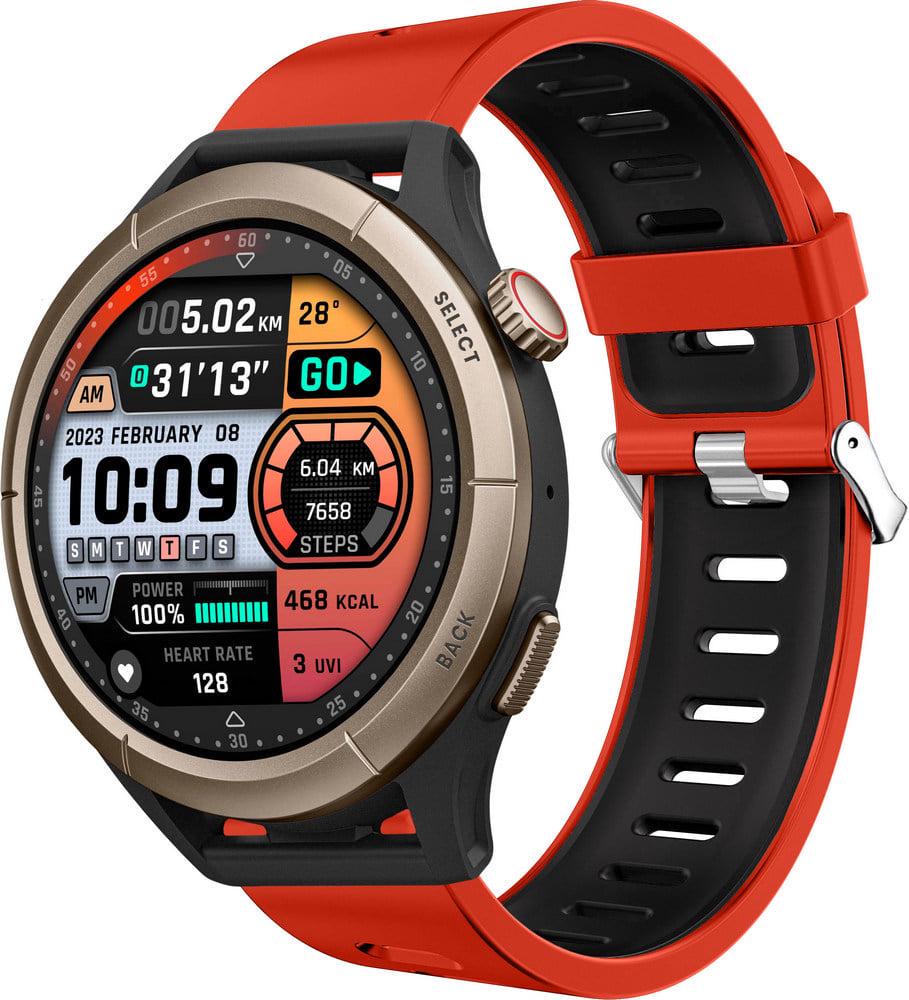 Ремешок Traf для смарт-часов Amazfit Cheetah Round/Cheetah Pro Orange/Black (38480-47)