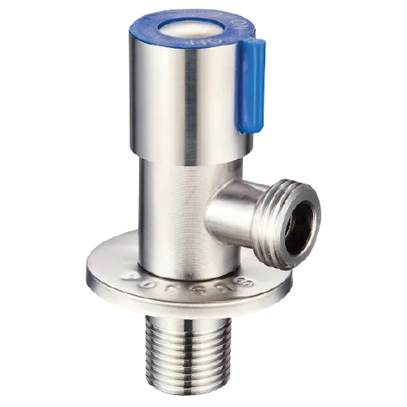 Кран для підключення сантехприладів із нержавіючої сталі SUS304 MIXXUS VAL-01-1/2x1/2" Синій (MI6532)