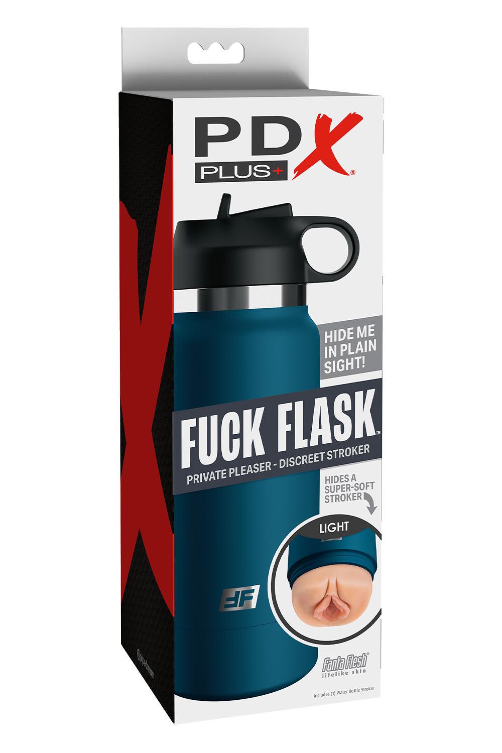 Мастурбатор вагина PipeDream PDX Plus в колбе синий 23,8 см (P61552)