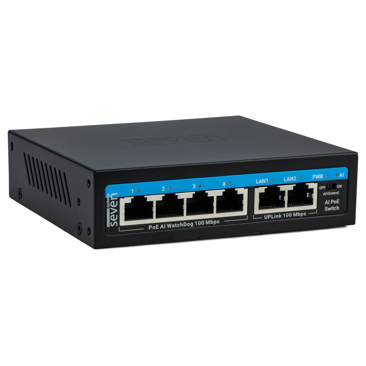 Коммутатор PoE switch SEVEN P-7324 4 порта