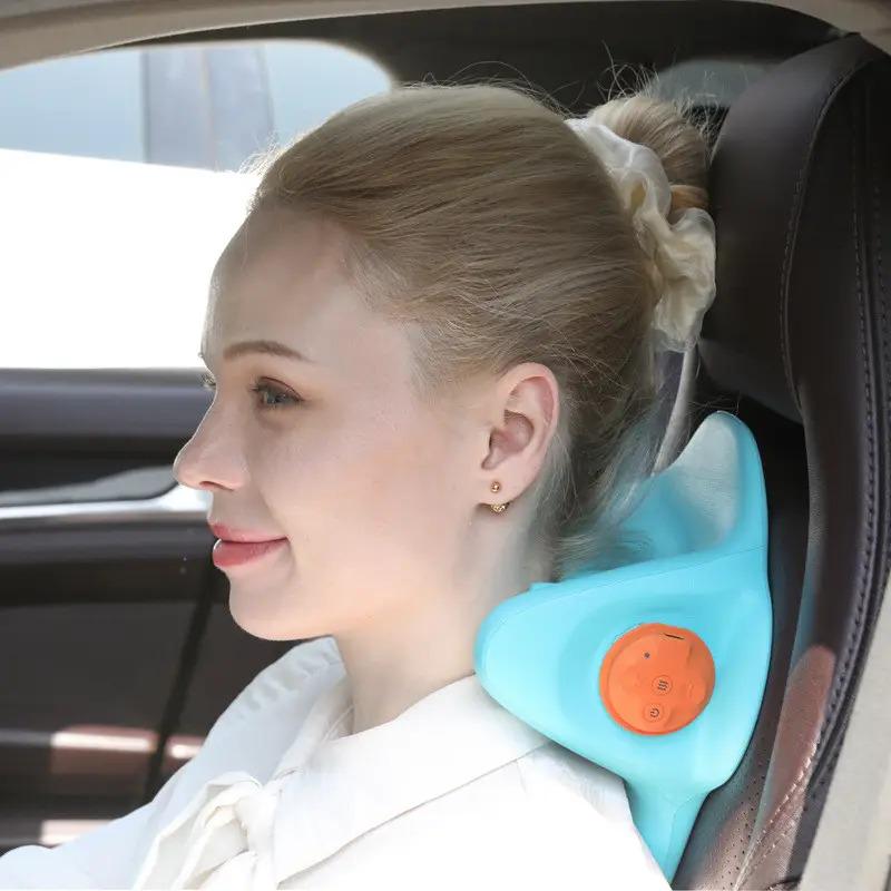 Массажер для шеи Spin Pillow мпульсный подголовник U-образный (10700) - фото 3