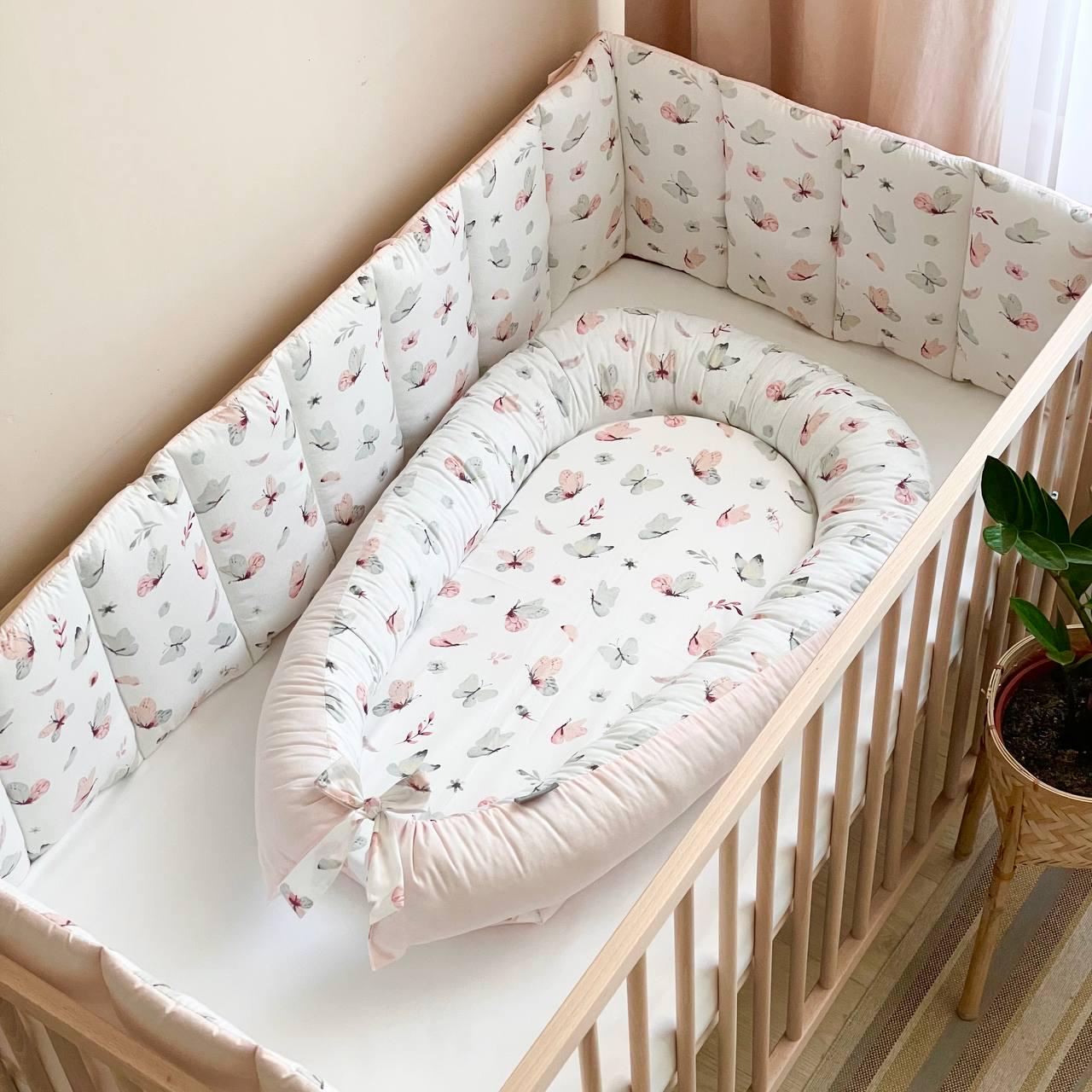 Комплект постельного белья детского Baby Dream Бабочка 6 пр. - фото 7