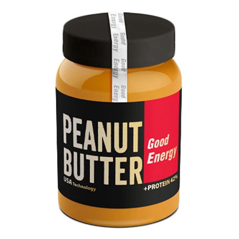 Арахисовая паста с протеином Good Energy Peanut Butter+Protein 42% 400 г (22702-01)