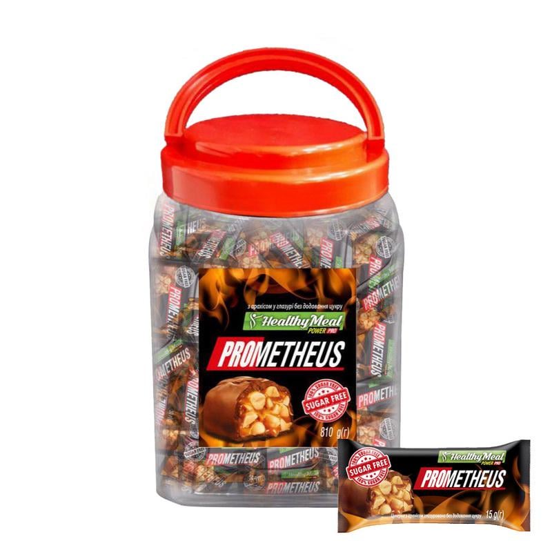 Протеїнові цукерки з арахісом без доданого цукру Power Pro Prometheus Sugar Free 810 г