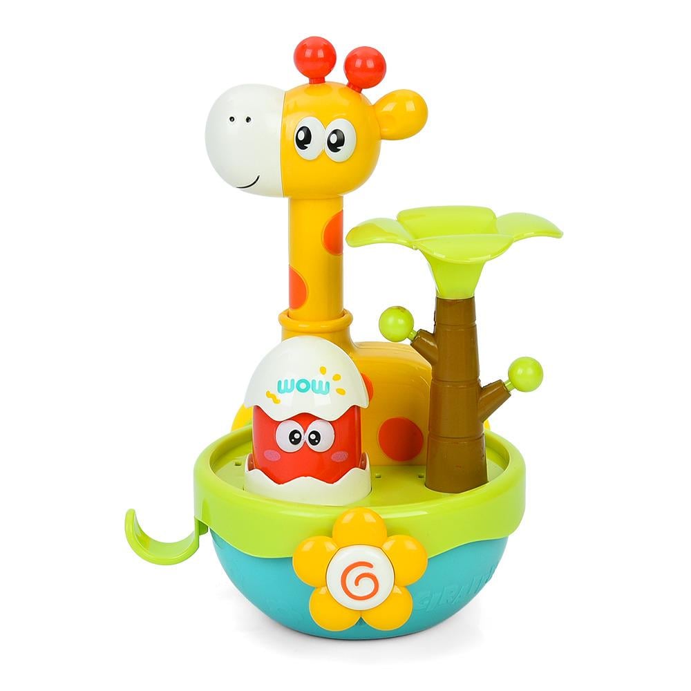 Игра для купания Жираф подвижные детали и лейка (918)