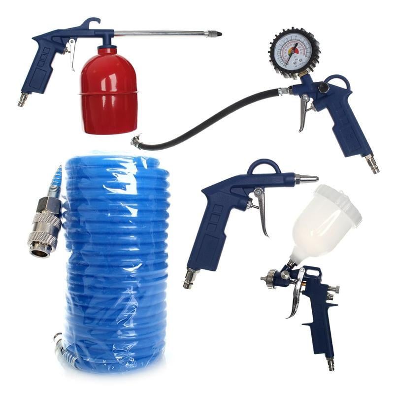 Набір пневмоінструментів для компресора Kraft&Dele KD410 5 ел. - фото 7 Набір пневмоінструментів для компресора Kraft&Dele KD410 5 ел. - фото 7