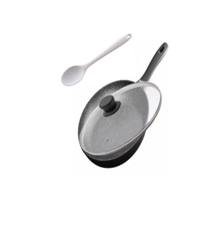 Сковорода Krauff 24 см с крышкой и кухонной лопаткой (5e2626d6)