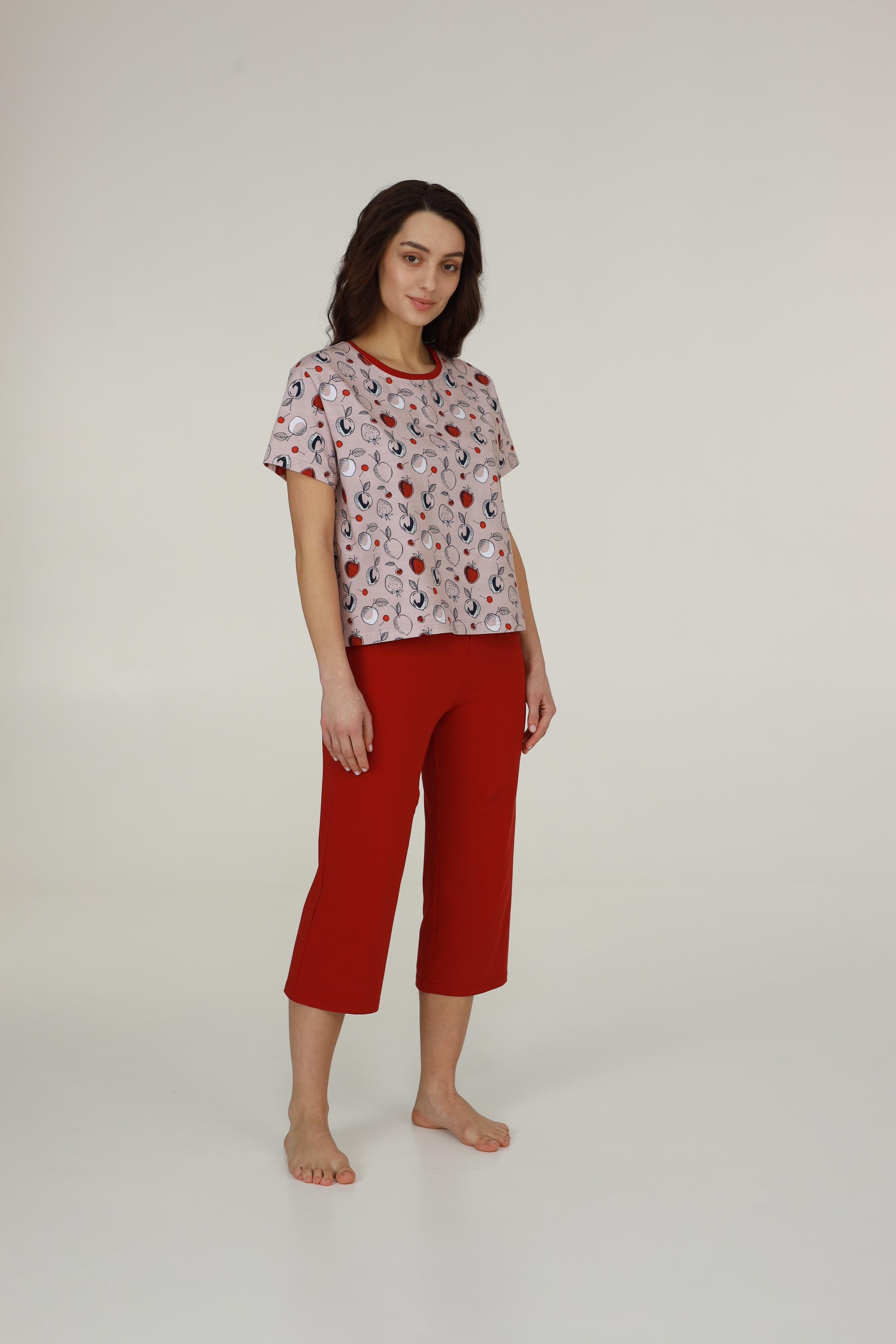 Комплект женская пижама Ellen Sorbet LPK 2990/05/01 S Терракотовый