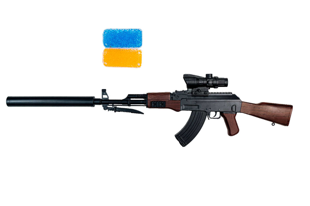 Игрушечный автомат-бластер на орбизах (F802A)