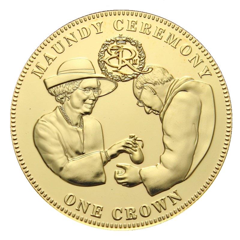 Коллекционная монета Тристан-да-Кунья 1 крона 2012 Королевская церемония UNC (М06661)