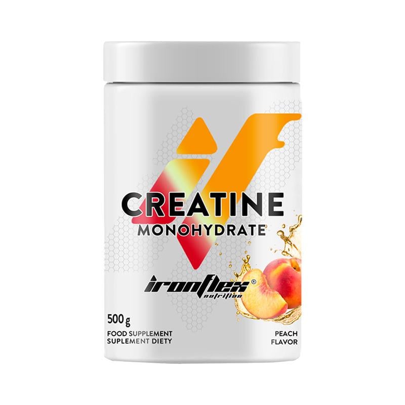Креатин моногидрат IronFlex Creatine MonohydratePeach 500 г Креатин моногидрат IronFlex Creatine MonohydratePeach 500 г