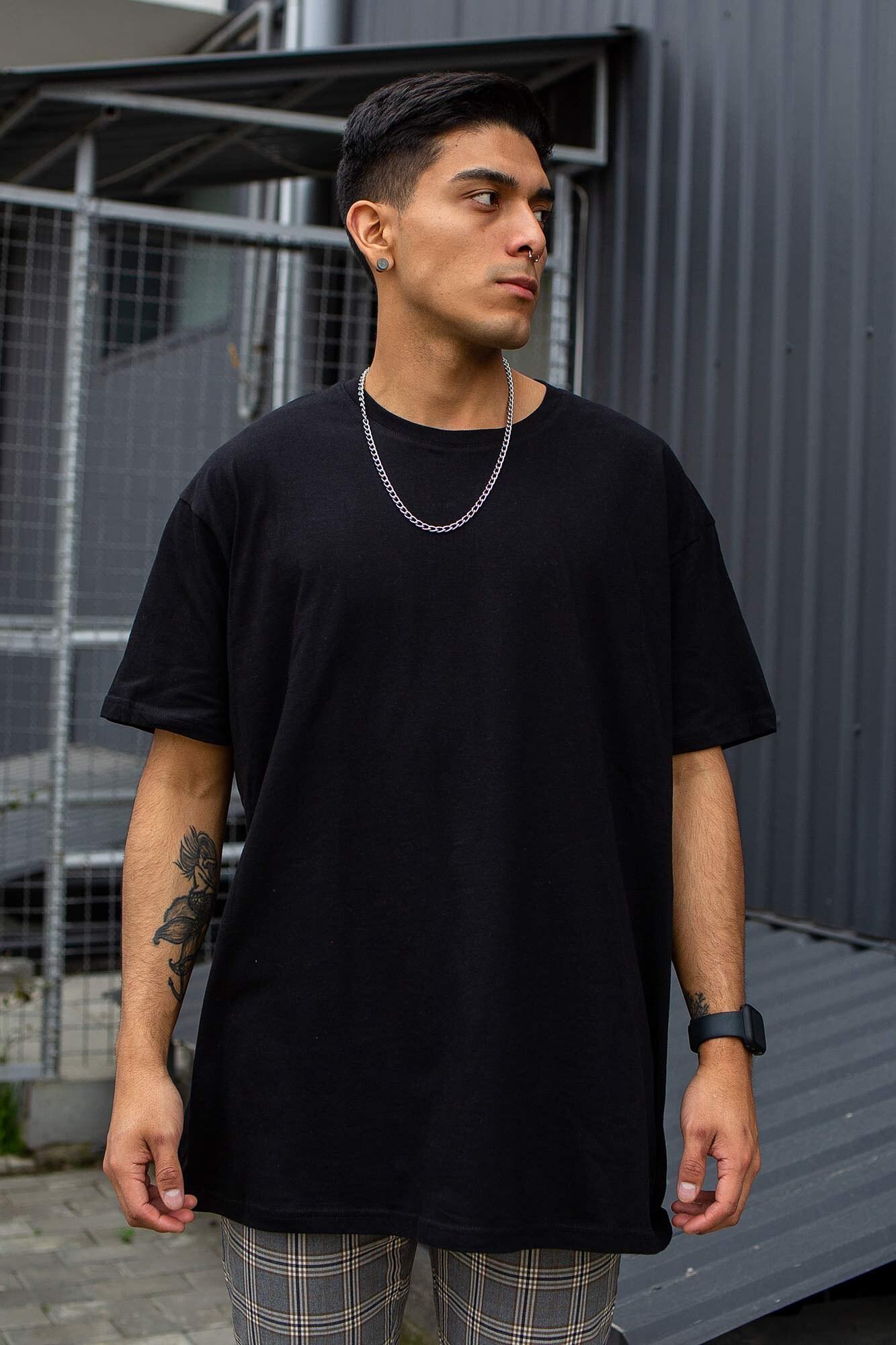 Оверсайз Футболка Without Man S/M Black (S8042939)