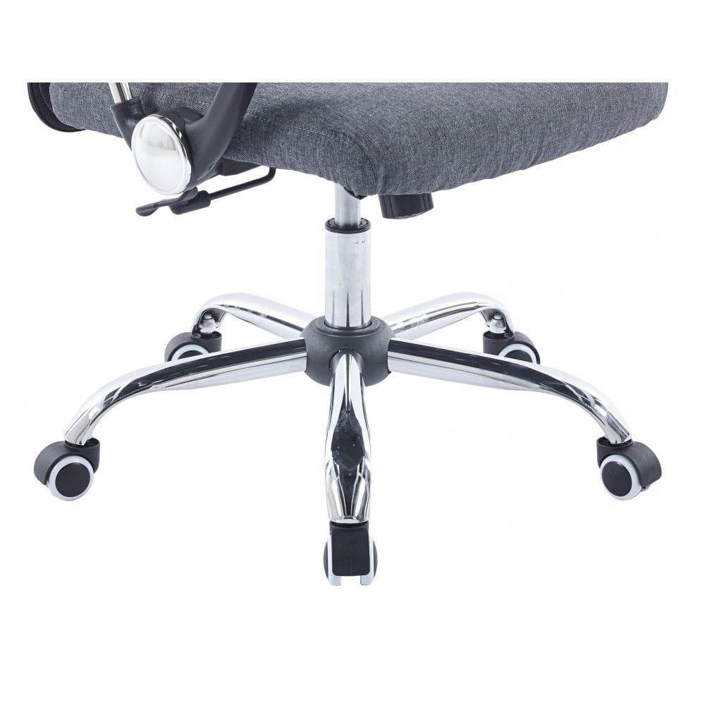 Офісне крісло на колесах Сірий (368189) - фото 5 Офісне крісло на колесах Сірий (368189) - фото 5