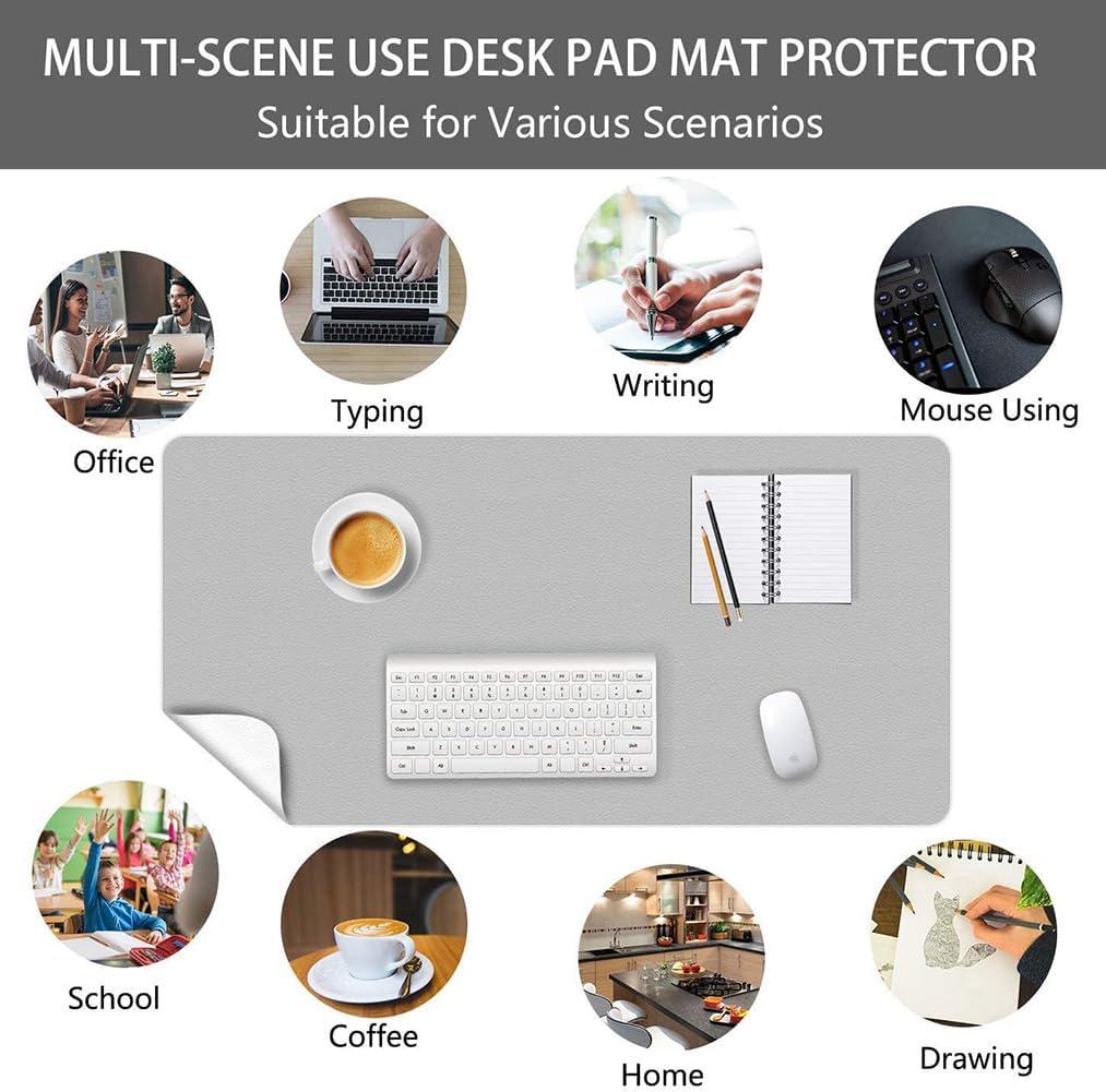 Ігрова поверхня Desk Mat Ultra Slim 900x400x1,8 мм White/Silver - фото 5 Ігрова поверхня Desk Mat Ultra Slim 900x400x1,8 мм White/Silver - фото 5